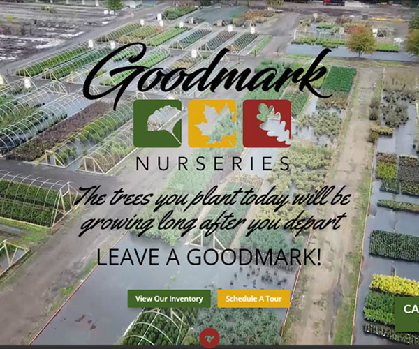 Goodmark Nurseries Website Design